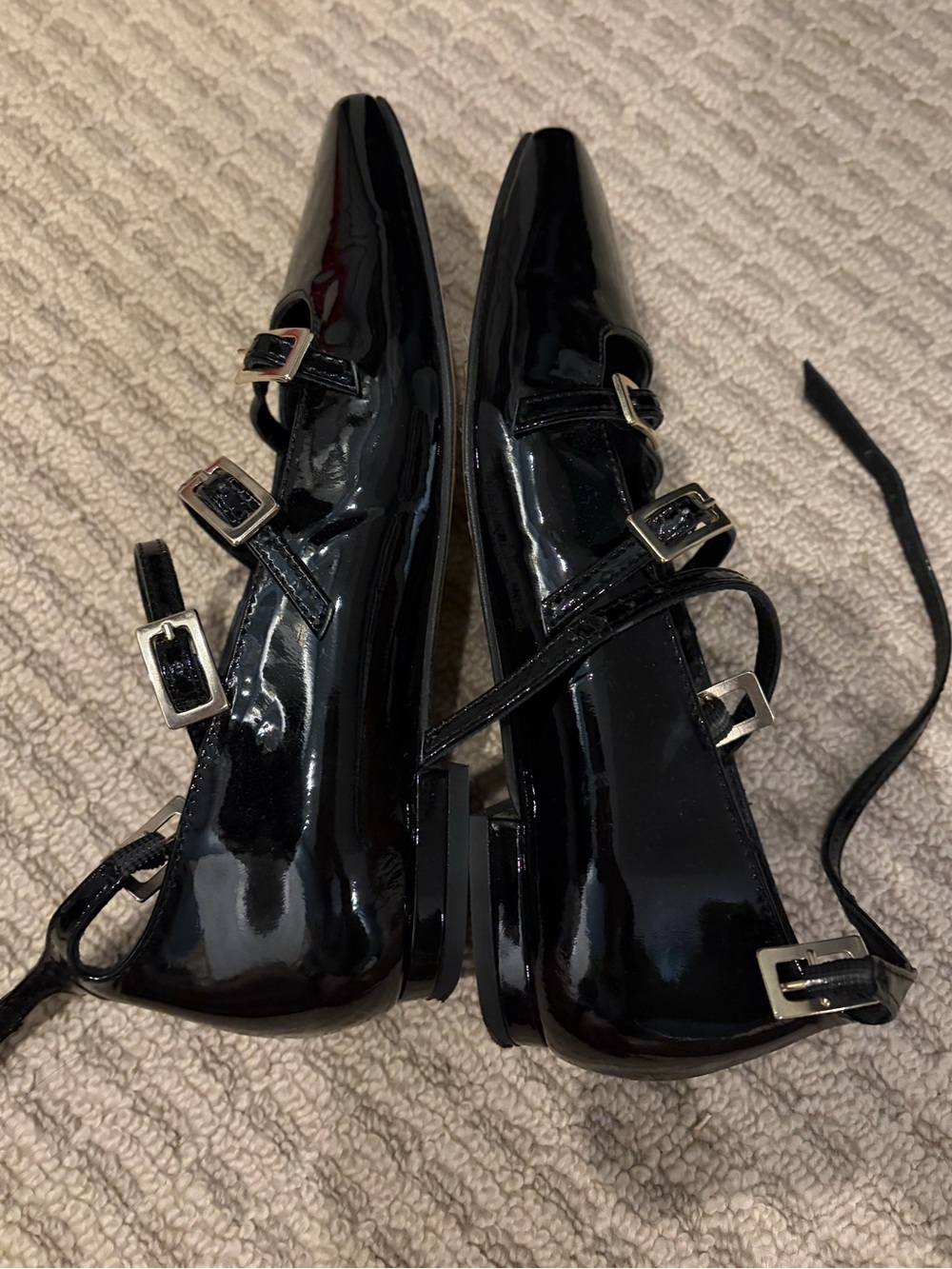 ALOHAS Black Patent Luke Leather Ballet Flat - Picture 9 of 9